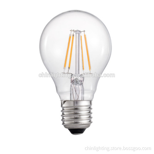 Dimmable Led Filament Bulbs A60 Edison Bulbs With CE RoHS UL CUL Certificated